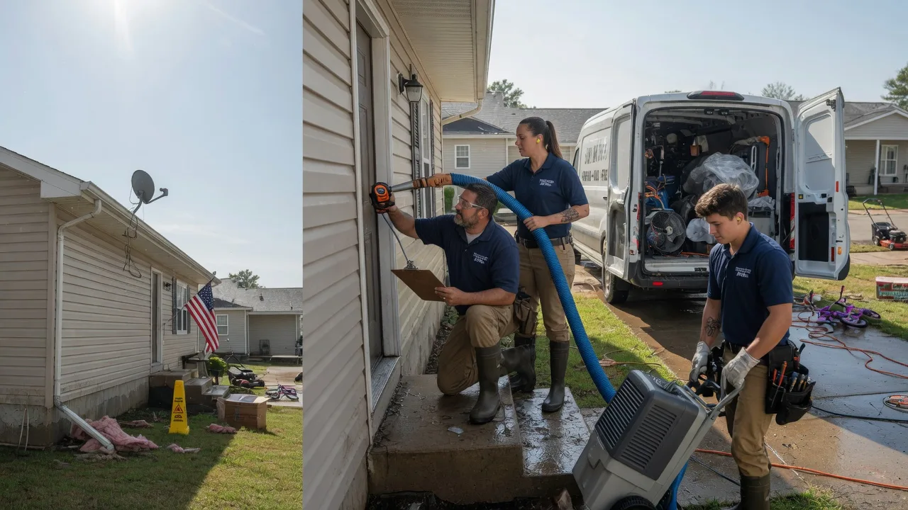 Ceiling Water Damage Restoration in Hackleburg, AL near me